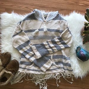 Altair’s State Fringe Sweater with Hood